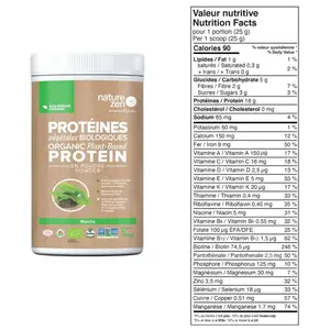 Bột Protein Thực Vật Hữu Cơ Vị Trà Xanh, Organic Plant-Based Protein Powder, Matcha (454g) - NATURE ZEN